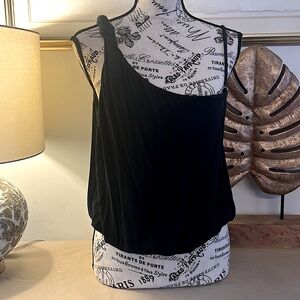 Free people one shoulder twist  top